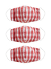Faschingskostüm Filterelement Adults Masquerade Plaid Kostümzubehör