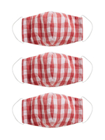 Faschingskostüm Filterelement Adults Masquerade Plaid Kostümzubehör