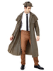 Faschingskostüm Flachs Vintage Coat Hahnentritt Baumwolle Leinen Retro Kostüme für Mann Karneval Kostüm Karneval Kostüm