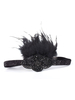 Faschingskostüm Flapper Feather Stirnband 1920er Jahre Charleston Vintage Kostüm Haarschmuck Karneval Kostüm