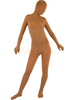Faschingskostüm Fleischfarber Velvet Unisex Bodysuit
