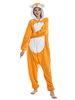 Faschingskostüm Fox Kigurumi Pyjamas Onesie Flanell Orange Winter Unisex Jumpsuits Karneval Kostüm Karneval Kostüm