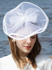 Faschingskostüm Frauen Fascinator Hut Bögen Voile Retro Kostümzubehör Karneval Kostüm