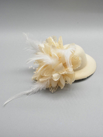 Faschingskostüm Frauen-Fascinator-Hut-Netz versieht Weinlese-Haar-Zusätze mit Federn Karneval Kostüm