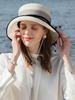 Faschingskostüm Frauen Fascinator Hut Weiß Polka Dot Tüll Urlaub Hut Retro Kostümzubehör Karneval Kostüm