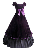 Faschingskostüm Frauen Retro Kostüme Cord Rüschen Kleid Gothic Marie Antoinette Kostüm 18. Jahrhundert Kostüm Karneval Kostüm