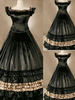 Faschingskostüm Frauen Retro Kostüme Rüschen Marie Antoinette Kostüm Seidenkleid Karneval Kostüm