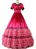 Faschingskostüm Frauen Retro Kostüme Rüschen Seidenkleid Marie Antoinette Kostüm 18. Jahrhundert Kostüm Karneval Kostüm