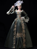 Faschingskostüm Frauen Retro Kostüme Spitze Rüschen Gesticktes Kleid Barock Marie Antoinette Kostüm Maskerade Ballkleid Karneval Kostüm Karneval Kostüm