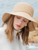 Faschingskostüm Frauen Sun Bonnet Gelb Organic Fiber Wide Brim Topee Karneval Kostüm Karneval Kostüm