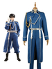 Faschingskostüm Fullmetal Alchemist Roy Mustang Militär Cosplay Kostüm