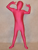 Faschingskostüm Ganzkörper Unisex Zentai aus Elastan in Fuchsienfarbe