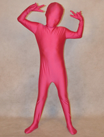 Faschingskostüm Ganzkörper Unisex Zentai aus Elastan in Fuchsienfarbe