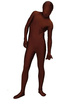 Faschingskostüm Ganzkörper Unisex Zentai aus Elastan in Kaminrote