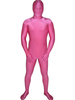 Faschingskostüm Ganzkörper Unisex-Zentai aus Elastan in Rosa