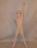 Faschingskostüm Ganzkörper Unisex Zentai aus Elastan in Weiß