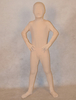 Faschingskostüm Ganzkörper Unisex Zentai aus Elastan mit fleischfarben/fleischfarbig