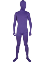 Faschingskostüm Ganzkörper Zentai aus Elastan in Lila