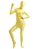 Faschingskostüm Gelbe Lycra Spandex Zentai-Anzug für Frauen