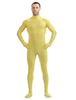 Faschingskostüm Gelbe Lycra Spandex Zentai-Anzug für Männer