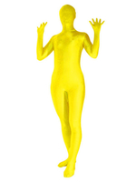 Faschingskostüm Gelbe Unisex Unicolor Spandex Zentai-Anzug