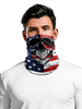 Faschingskostüm Gesichtsabdeckung Nahtloses Bandana 4. Juli Amerikanische Flagge drucken Motorrad Outdoor Tube Mask