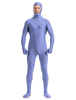 Faschingskostüm gesichtsoffen Unisex Lycra Spandex Zentai-Anzüeg in Lila