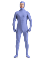 Faschingskostüm gesichtsoffen Unisex Lycra Spandex Zentai-Anzüeg in Lila