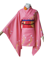 Faschingskostüm Gintama Yagyuu Kyuubee Karneval Female Version Lolita Kimono Dress Cosplay Kostüm Karneval Kostüm