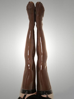 Faschingskostüm Glanzende Strümpfe aus Latex