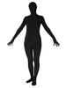 Faschingskostüm Günstige Karneval Kostüm Anzug Lycra Spandex Volle Bodysuit in Schwarz