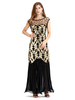 Faschingskostüm Great Gatsby Flapper Kleid 1920s Weinlese Kostüm Damens Pailletteed Quasten Kleid Karneval Kostüm