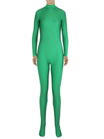 Faschingskostüm Grüne angesagten Zentai schlank Fit Spandex Jumpsuit für Frauen