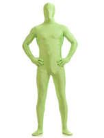 Faschingskostüm Grüne Lycra Spandex Zentai-Anzug für Männer