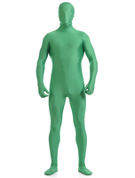 Faschingskostüm Grüne Lycra Spandex Zentai-Anzug für Männer