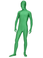 Faschingskostüm Grüner Ganzkörper Unisex Zentai aus Elastan