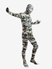 Faschingskostüm Große Camouflage Lycra Spandex Ganzkörper Zentai 