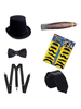Faschingskostüm Großes Gatsby-Outfit der 1920er Jahre Flapper Magier Zubehör Karneval Kostüm Karneval Kostüm