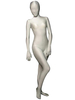 Faschingskostüm Gräulich weiß Lycra Spandex Zentai-Anzug