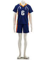 Faschingskostüm Haikyu Chikara Ennoshita Cosplay Kostüm Karasuno High SchoolNO.6 Jersey Karneval Kostüm