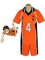 Faschingskostüm Haikyuu!! Nishinoya Yuu Cosplay Kostüm Nr. 4 Jersey