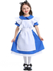 Faschingskostüm Halloween Kostüme Blue Maid Polyester Kinder Unterkörper Schürze Kleid Karneval Kostüm Karneval Kostüm