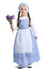 Faschingskostüm Halloween Kostüme für Kinder Baby Blue Maid Polyester Kinderkleid Unterkörper Schürze Karneval Kostüm