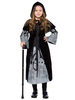 Faschingskostüm Halloween-Kostüme für Kinder Black Witch Kids Cloak Dress Karneval Kostüm