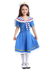 Faschingskostüm Halloween Kostüme für Kinder Blue Sailor Kids Lycra Hat Dress Karneval Kostüm Karneval Kostüm