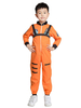 Faschingskostüm Halloween-Kostüme für Kinder Orange Astronaut Polyester Kinderoverall Karneval Kostüm