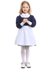 Faschingskostüm Halloween Kostüme für Kinder Tiefblaue Krankenschwester Kinder Polyester Kleid Unterkörper Schürze Karneval Kostüm Karneval Kostüm