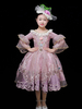 Faschingskostüm Halloween Kostüme Für Kinder Tüll Stickerei Rüschen Rosa Prinzessin Kinderkleid Karneval Kostüm Karneval Kostüm