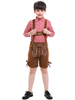 Faschingskostüm Halloween-Kostüme für Oktoberfest Kids Coffee Brown Set Kinder Wildlederhose Top Karneval Kostüm Karneval Kostüm