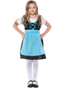 Faschingskostüm Halloween Kostüme Hellhimmelblau Bier Mädchen Baumwolle Kinderkleid Unterkörper Schürze Karneval Kostüm
